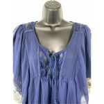 Flying Tomato Women's Short Bell Sleeves Lace Tassels Tunic dress Navy Blue Medi Photo 2