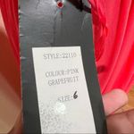 La Femme NWT NEW  exclusive 22110 bright pink two piece lace prom dress Photo 7