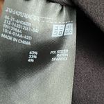 Uniqlo Women’s Black Tailored Collarless Overcoat Small Photo 6