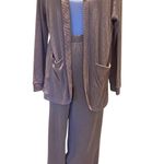 No Boundaries  Cardigan and Wide Leg Pants Set Beige Size XXXL Photo 7