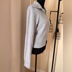 Abercrombie & Fitch Abercrombie Gray Zip-Up Collared Cardigan Size Small Photo 5