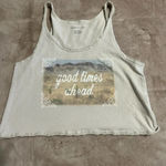 American Eagle  Cropped Tank Top Size XS Crop Trendy Photo 0