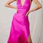 Free People Intimately Pleats Please Midi Slip in Orchid Pink Boho Size Medium Photo 0