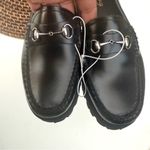 G.H. BASS Womens Shoes Loafers Black Liana Bit Lug Sole Weejuns Leather 8 Photo 3
