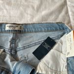 Abercrombie & Fitch NWT Ankle Straight Ultra High Rise Light Wash Jeans Photo 3