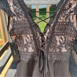 Lulus Give a Glam Black Lace Lace Photo 5