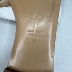 Giuseppe Zanotti White Leather Gemstone Sandals Size 39 Italy Missing Gem Photo 8