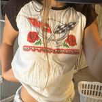 Corvette Graphic Crop Tee Brown Photo 1