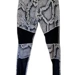 Varley Snakeskin Sycamore Mesh Panel Compression Leggings Ash Python Athletic XS Photo 2