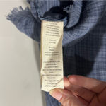 Free People Talk To Me Popover Gauze Tunic Shirt Blouse XS sheer blue Boho Photo 8