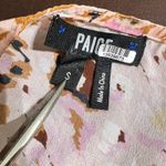 Paige  Women's Silk Cami Top Cream Tan Camel Floral Print Sleeveless S Photo 4