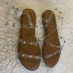 Falls Creek  Womens Sandals Size 7 Clear Straps with Silver Studs Brand New Photo 0