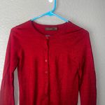 The Limited  Women’s Cardigan Red Button Up Soft Size Large Photo 2
