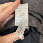 Lands' End  Gray Down Feathers Coat  L 14-16 Fleece Lined Pockets and Cuffs Puffer Photo 3