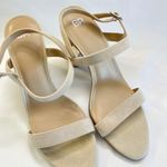 BP NWT . Blush Suede Block Heel Sandals | Ankle Strap Heels | Size 10 Photo 2