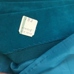 Vintage Lilli Ann Turquoise Ultrasuede ILGWU Union Made Midi Skirt NWT Blue Size 10 Photo 4