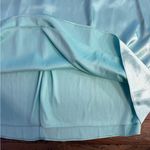 NWT Vintage Nicole Miller Satin Strapless Formal Maxi Gown ~ Size 6 🧡🍄 Blue Photo 6