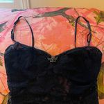 Boys Lie black lace angel charm mesh tank top Photo 6