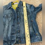Women’s MNG Denim Jean Jacket Size Medium Fall Blue Photo 7