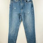 BDG  Womens Jeans Blue Denim Mom High Rise Distressed Tapered Medium Wash Size 27 Photo 0