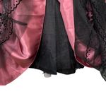 Papell Boutique Evening Formal Dress Floral Felt Shell Spaghetti Straps Zipper 4 Photo 7