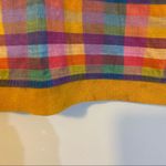 Vintage Retro Tartan Plaid Multicolored Crop Top Size Small Red Photo 5