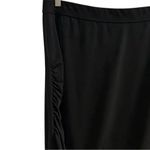 Lane Bryant  Women's Black Draped Knee Length Skirt Size 14/16 Photo 7