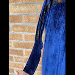 KOOS COUTURE van den AKKER Royal blue velvet dress small Photo 4