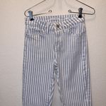 Costes Mila stripe high rise high skinny blue light striped jeans Size 25 Photo 1