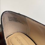 Andrew Geller  Black Croc-Patterned Loafers Photo 4