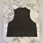 MISA Los Angeles NWT X REVOLVE Tanya Mock
Neck Crop Top in Gold - Sold Out - L Photo 2