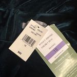 Danny & Nicole Green Velvet Sleeveless Midi Sleeveless Sheath Dress 18 NWT Photo 3