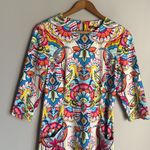 J. MCLAUGHLIN CATALYST DRESS IN MADRID PAISLEY S White Photo 5