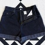 Levi's Vintage Levi’s Orange Tab 90s 954 High Waisted Cuffed Hem Denim Shorts in Black Photo 6