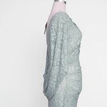 Betsy and Adam Betsy Adam - Caplet Cape-Sleeve Lace Gown Photo 5