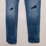 CAbi  #5695 Women's Dark Wash Low Rise Denim Slim Boyfriend Jeans size 4 Photo 3