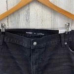 Old Navy  Slouchy-Straight High Rise Jean Shorts Women 22 Black Distressed Cutoff Photo 1