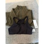NWT Lululemon Bundle Bra and Define Jacket. Size S/6 Black Photo 1