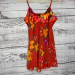 Victoria's Secret Victoria’s Secret Red Floral Satin Babydoll Chemise Slip Nightgown S Photo 2