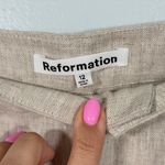 Reformation Linen Oliva 2 Piece Set Size 12 Beige Oatmeal NEW Photo 8