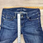 American Eagle  Outfitters Artist Distressed Stretch Crop Jeans Dark Wash 6 Photo 10