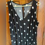 Old Navy Polka Dot Romper Jumpsuit Size Large Wide Leg Sz L Photo 2