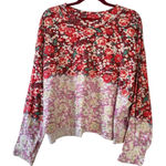 Free People  Movement Inspire Floral Printed Layer Long Sleeve Top Women’s Large Photo 0
