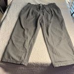 Listicle  Women's Gray High Rise Paper Bag Waist Straight Leg Pants Photo 0