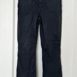 Madewell Kick Out Crop Pants in Garment-Dyed Sateen in Dark Pavement Size 27 NWT Photo 5