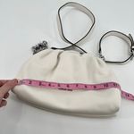 Michael Kors Nola Small Crossbody Bag white silver hardware clasp travel Photo 8