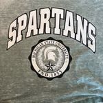 Pressbox Michigan State Women's Spartans Edith Vintage Burnout Crop T-Shirt Med Photo 6