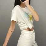 Junkfood Fiji Retro Graphic T-Shirt in Vintage White Size XS Retail $50 Photo 2