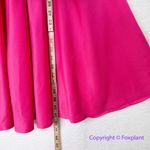Hutch Anthropologie  Barbiecore hot pink sleeveless fit and flare scuba dress, 1X Photo 5