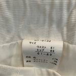 Vintage Japanese Knee Length Pencil Skirt With Belt White Photo 4